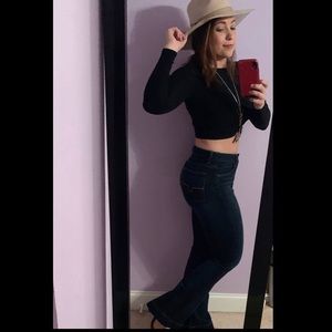 Jennifer jeans!! Deep blue, only worn once